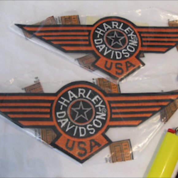 HARLEY-DAVIDSON 'Embroidered' Patches"Genuine Licenced Product"(Brand New w/Tag) - Picture 6 of 12